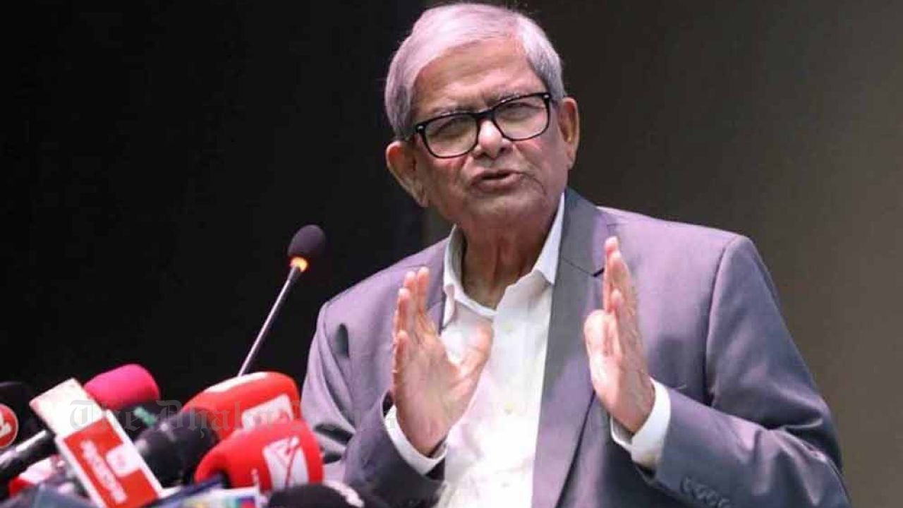 Fair elections are the only way to restore democracy: Mirza Fakhrul