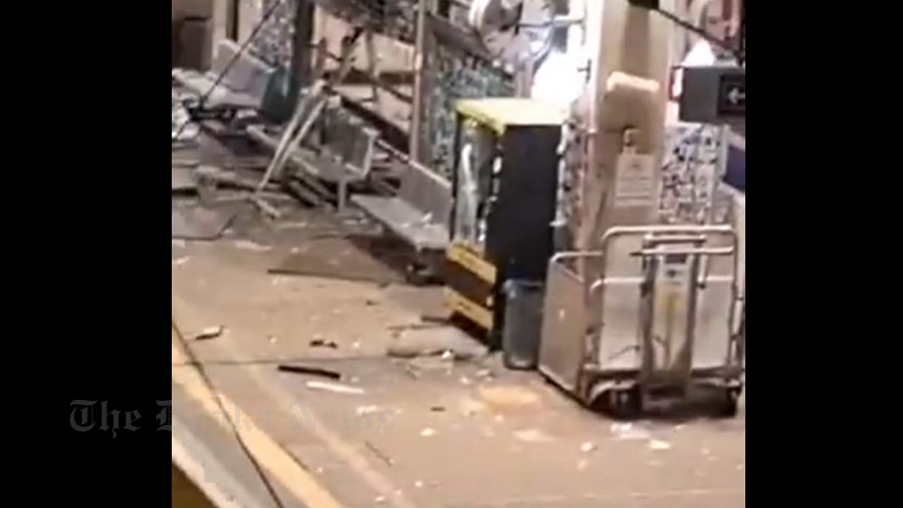 Iranian Missiles Strike Several Locations in Israel, Including a Train Station