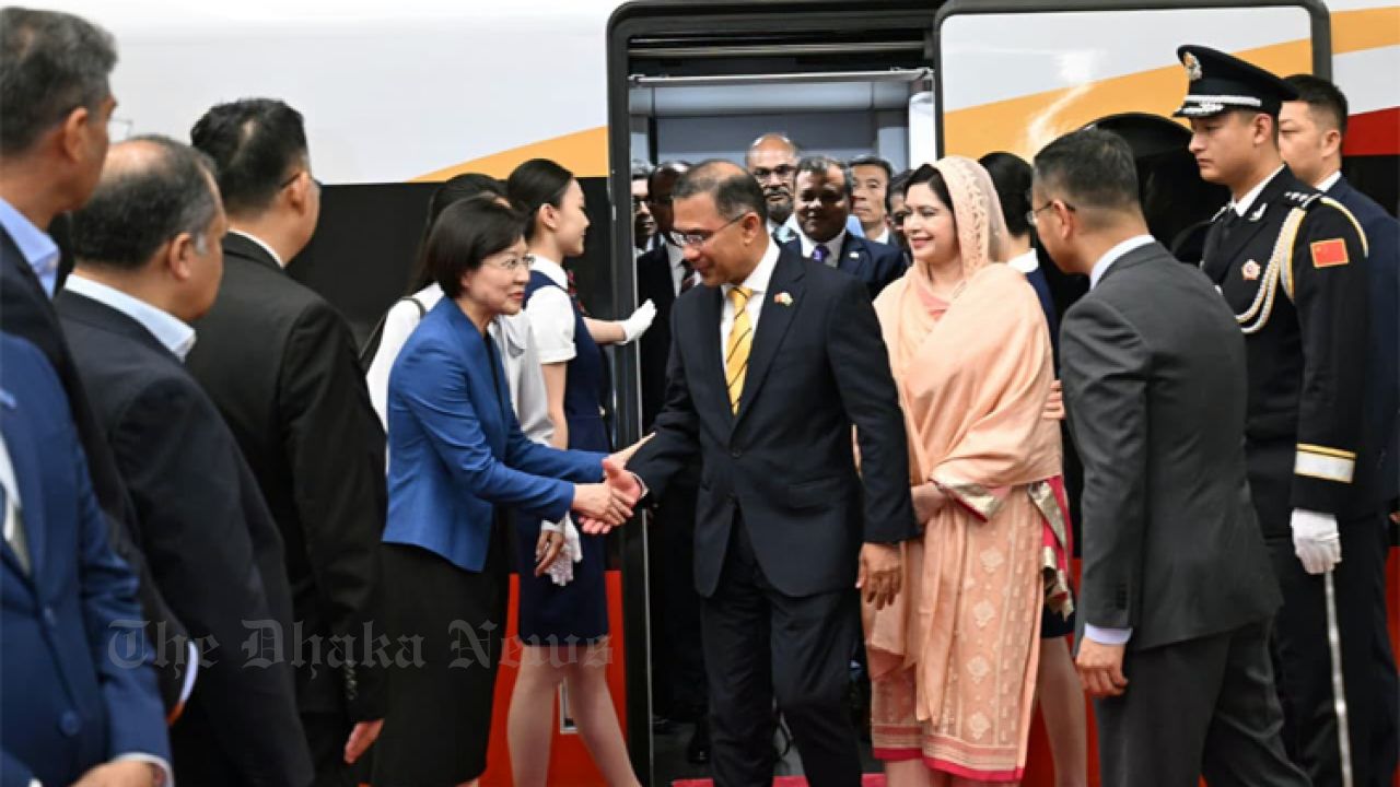 Red carpet rolled out as PM Tarique Rahman arrives in Beijing