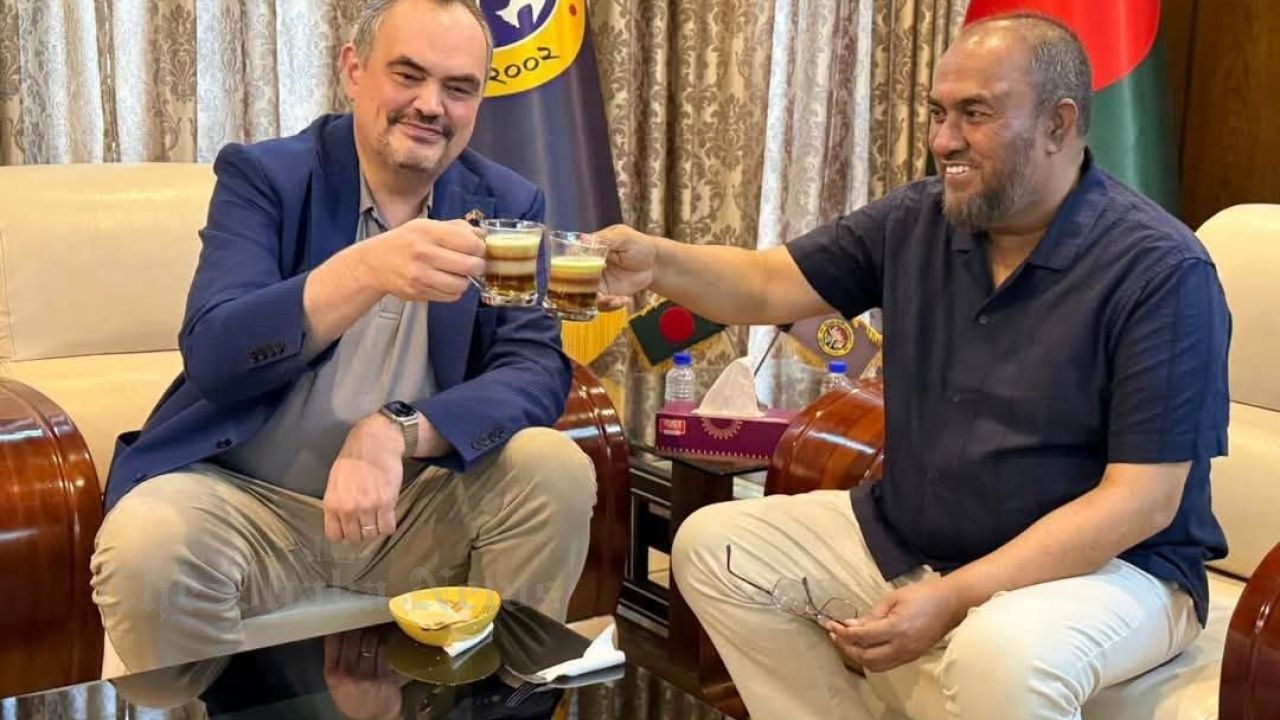 US Ambassador Christensen Savours Sylhet's Famed Seven-Layer Tea 