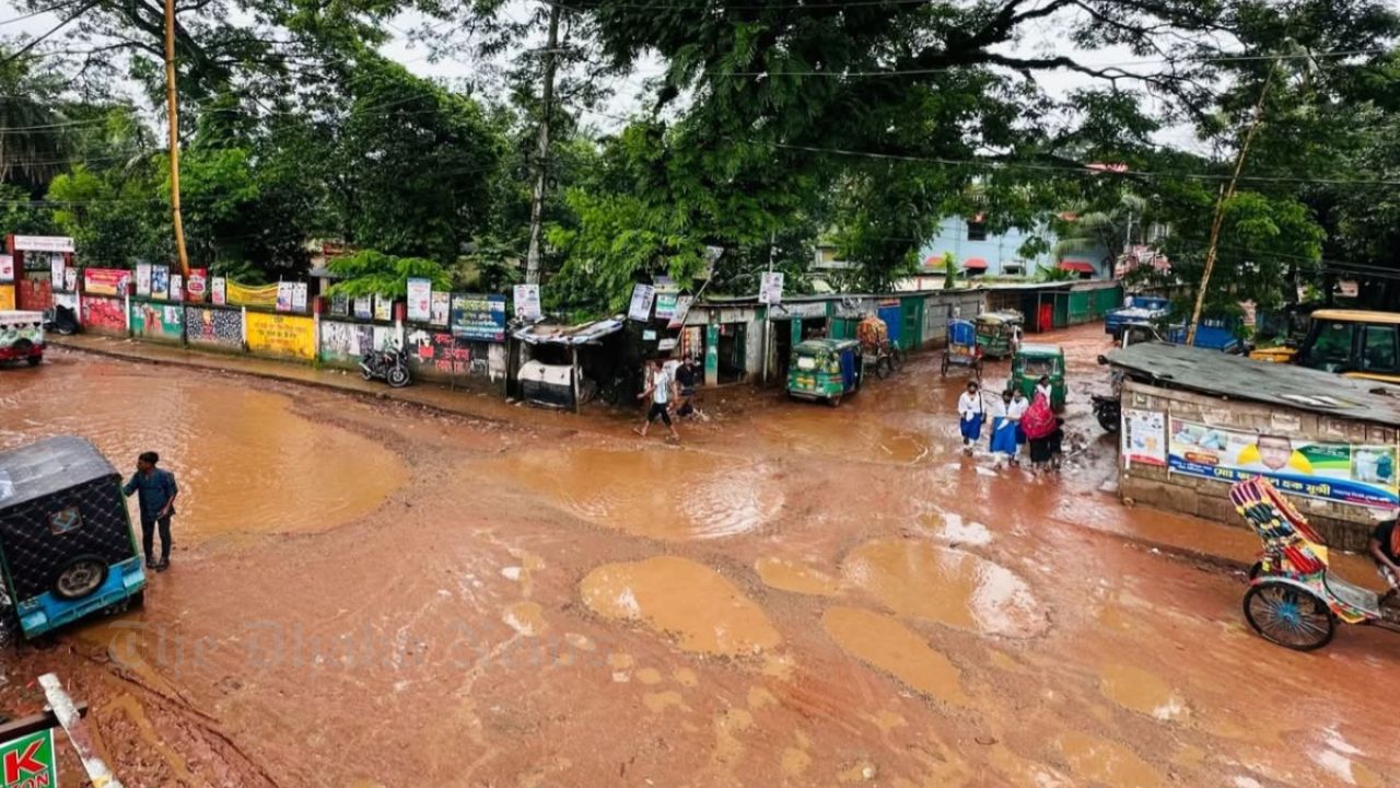 Rural roads in Chandina swallowed by fish farms, millions of people in extreme suffering