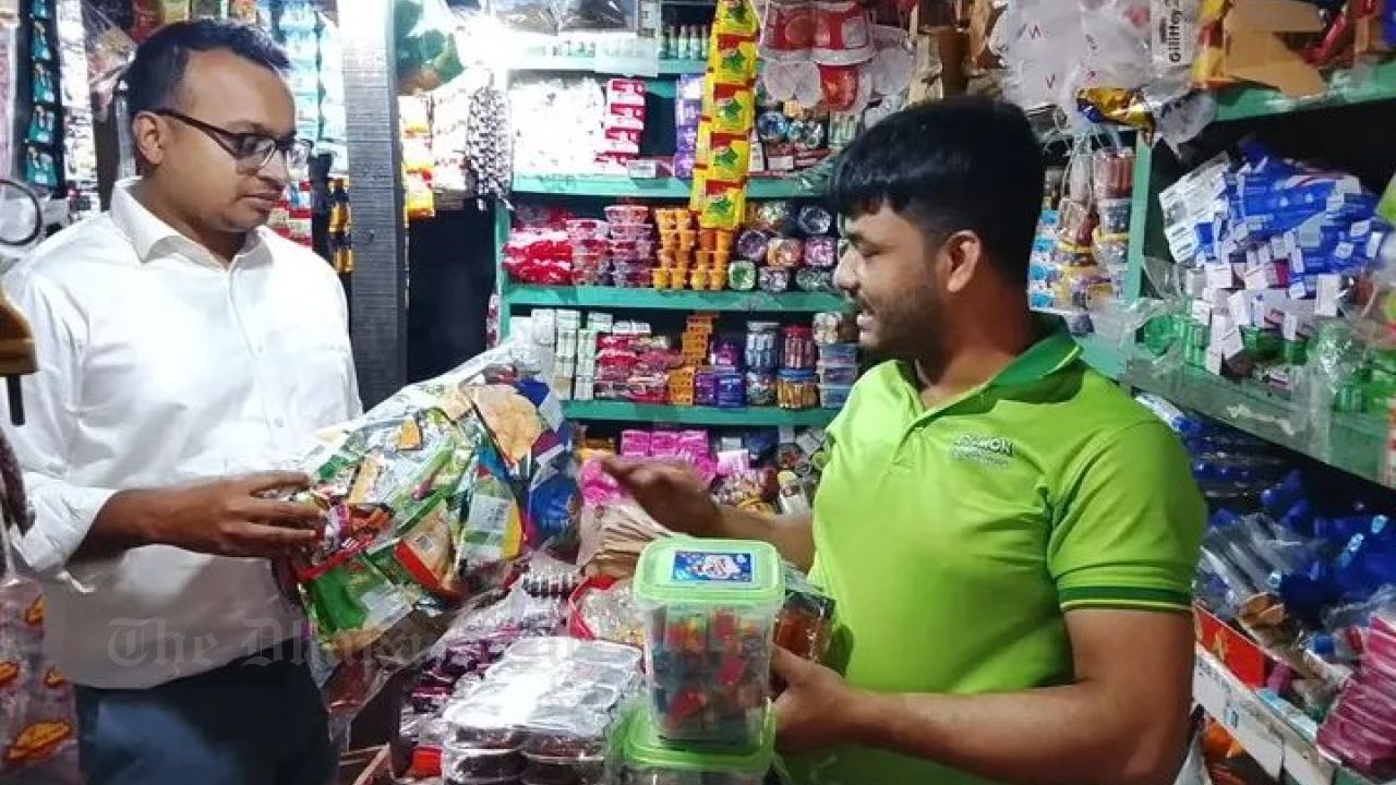Expired baby food sold in Chandina, fined Tk 50,000